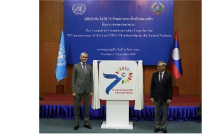 Kỷ niệm 70 năm Lào gia nhập Liên Hợp Quốc: Hành trình hợp tác vì hòa bình và phát triển bền vững