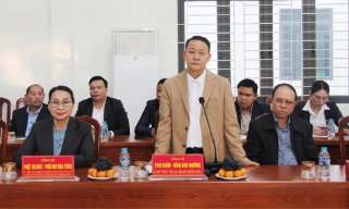 Bí thư Tỉnh ủy Xay Sổm Bun (Lào) thăm, làm việc tại Khu công nghiệp Song Khê - Nội Hoàng