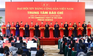 Khai trương Trung tâm Báo chí, họp báo quốc tế về Đại hội đại biểu toàn quốc lần thứ XIV của Đảng