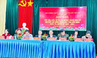 Ứng cử viên đại biểu HĐND tỉnh Bắc Ninh tiếp xúc cử tri  tại đơn vị bầu cử số 3