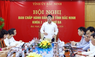 Ban Chấp hành Đảng bộ tỉnh Bắc Ninh cho ý kiến vào dự thảo 5 chương trình, dự án quan trọng