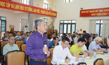  Xã Hợp Thịnh đối thoại, tháo gỡ khó khăn cho doanh nghiệp, hợp tác xã