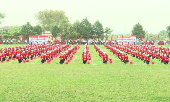 Phường Cảnh Thụy khai mạc Đại hội Thể dục thể thao lần thứ I