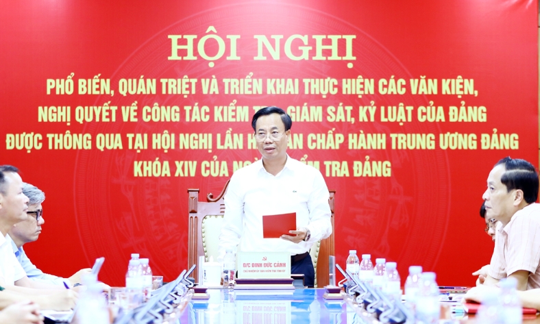  Ủy ban Kiểm tra Trung ương triển khai nghị quyết, quy định mới về kiểm tra, giám sát, kỷ luật của Đảng