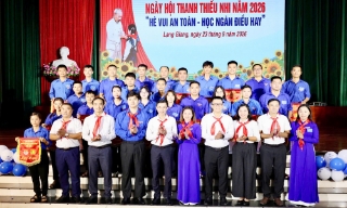 Ngày hội Thanh thiếu nhi xã Lạng Giang: Hè vui an toàn - Học ngàn điều hay