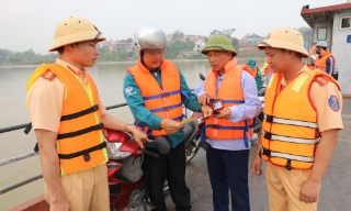 Lực lượng cảnh sát giao thông đường thủy sẵn sàng ứng phó với bão số 3