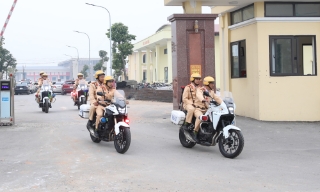 Bắc Ninh: Ra quân thực hiện cao điểm bảo đảm trật tự an toàn giao thông 