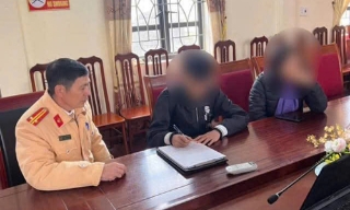 Đã xác định được thanh niên điều khiển xe máy lạng lách, đánh võng trên đường tỉnh 295B