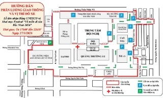 Phân luồng giao thông phục vụ lễ đón nhận bằng UNESCO và khai mạc Festival "Về miền di sản năm 2026"