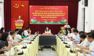 Vận dụng Nghị quyết Đại hội XIV của Đảng trong giảng dạy và nghiên cứu khoa học