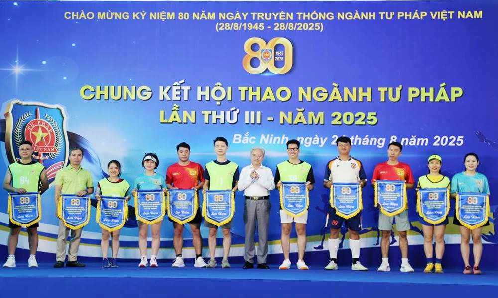  Chung kết Hội thao ngành Tư pháp lần thứ III, năm 2025