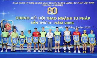 Chung kết Hội thao ngành Tư pháp lần thứ III, năm 2025