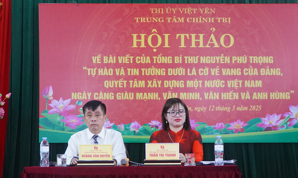 Khơi dậy niềm tự hào về Đảng, Chủ tịch Hồ Chí Minh và dân tộc Việt Nam anh hùng 