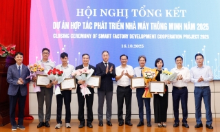 Bắc Ninh: Tổng kết dự án phát triển nhà máy thông minh 