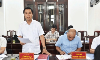 Phó Chủ tịch UBND tỉnh Lê Xuân Lợi làm việc với Trường Đại học Luật Hà Nội