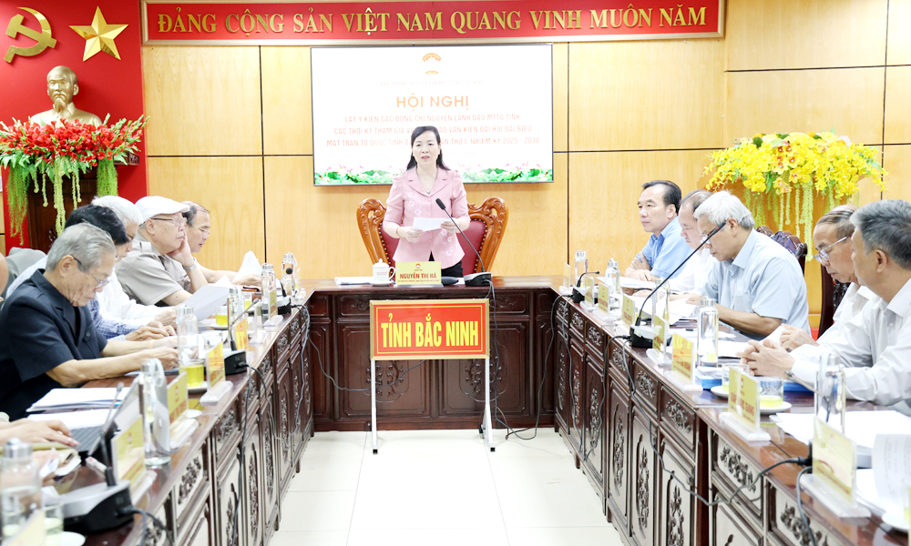  Góp ý vào dự thảo văn kiện Đại hội MTTQ tỉnh Bắc Ninh lần thứ I, nhiệm kỳ 2025- 2030