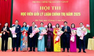 Sôi nổi Hội thi Học viên giỏi lý luận chính trị năm 2025