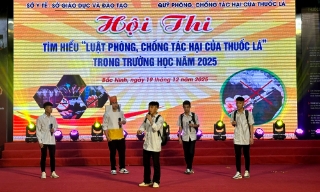 Học sinh Bắc Ninh đẩy mạnh tuyên truyền phòng, chống tác hại của thuốc lá