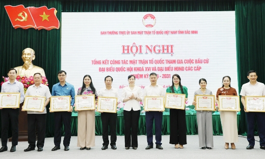 Bắc Ninh tổng kết công tác MTTQ tham gia bầu cử đại biểu Quốc hội khóa XVI và đại biểu HĐND các cấp