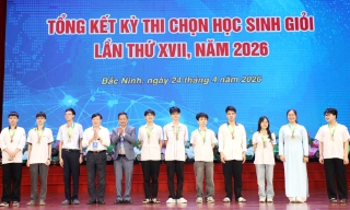 Trường Trung học phổ thông Chuyên Bắc Ninh xếp thứ Nhất kỳ thi học sinh giỏi khu vực duyên hải và đồng bằng Bắc Bộ