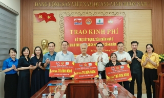 Tạp chí Cộng sản vận động hỗ trợ sửa chữa, xây mới nhà ở cho 3 gia đình chính sách, người có công tại xã Bố Hạ