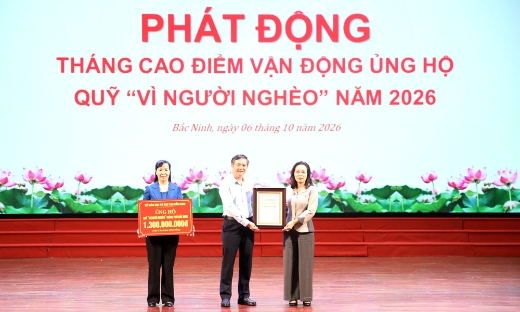 Bắc Ninh phát động Tháng cao điểm vận động ủng hộ Quỹ 'Vì người nghèo' năm 2026