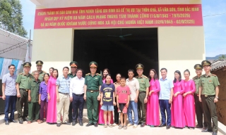 Công ty 45 bàn giao nhà tình nghĩa cho người dân hoàn cảnh khó khăn 