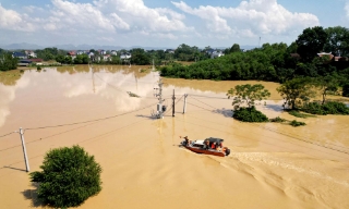  Lũ trên sông Cầu, sông Thương xuống chậm, các khu vực ngập lụt được kiểm soát