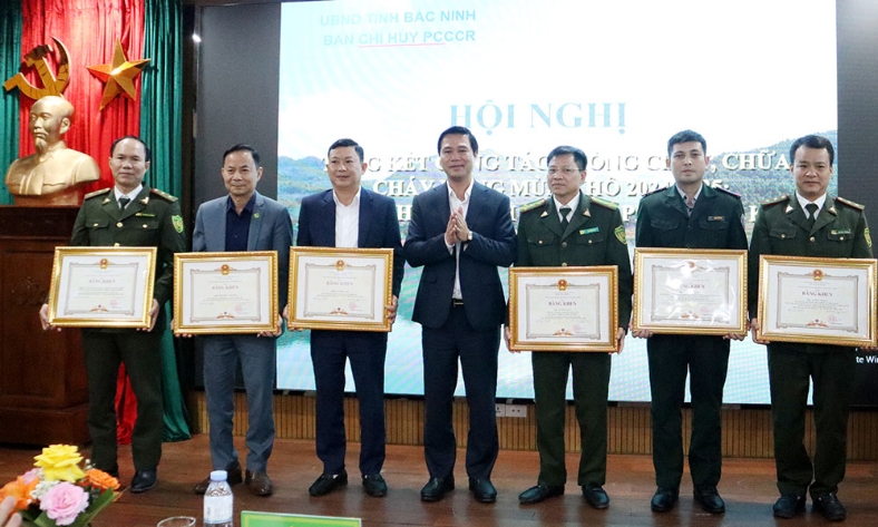  Bắc Ninh: Khen thưởng 26 tập thể, cá nhân xuất sắc trong công tác phòng cháy, chữa cháy rừng