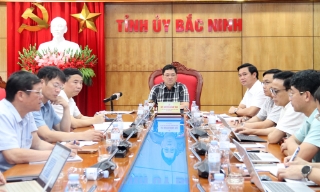 Bí thư Tỉnh ủy Bắc Ninh Nguyễn Hồng Thái: Chủ động các giải pháp bảo đảm tiêu thoát nước cho các khu công nghiệp