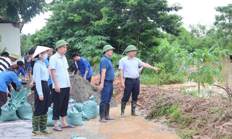  Bắc Ninh huy động lực lượng ứng phó, khắc phục hậu quả mưa lũ