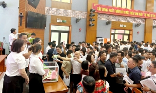 Phường Đa Mai: Đấu giá 85 lô đất ở, số tiền trúng tăng gần 100 tỷ đồng so với giá khởi điểm