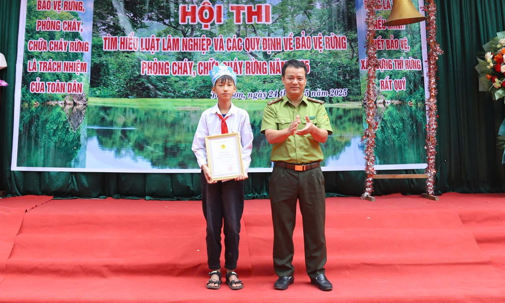 Lục Ngạn: Thi tìm hiểu pháp luật về lâm nghiệp