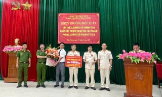 Công an phường Tiền Phong bắt giữ đối tượng cướp giật sau 1 ngày gây án 