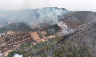 Nguy cơ cháy rừng đang ở cấp cao 