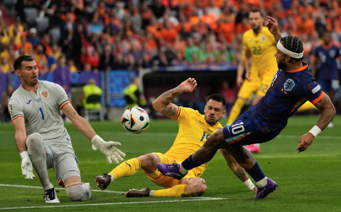 Hà Lan thắng đậm Romania, vào tứ kết Euro 2024