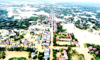 Bắc Ninh: Lũ trên sông dâng cao, nhiều khu vực ngập sâu