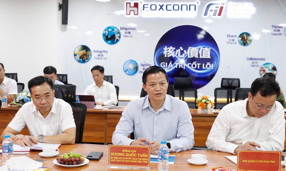  Chủ tịch UBND tỉnh Vương Quốc Tuấn: An toàn khu công nghiệp là lá chắn cho phát triển kinh tế - xã hội của tỉnh