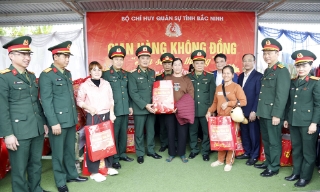 Hấp dẫn chương trình “Xuân đoàn kết - Tết thắm tình quân dân" tại xã Đại Sơn