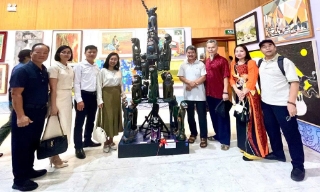 Bắc Ninh được trao 2 giải thưởng tại Triển lãm Mỹ thuật khu vực II Đồng bằng sông Hồng