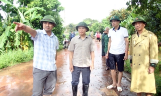 Xã Phúc Hòa cần nắm chắc tình hình, kịp thời phương án ứng phó khi nước sông dâng cao