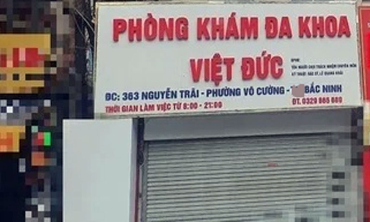 Bắc Ninh: Một doanh nghiệp bị phạt 106 triệu đồng do vi phạm trong hoạt động khám, chữa bệnh