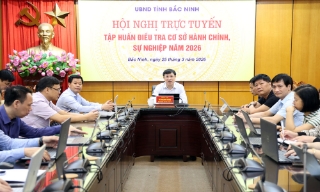 Từ ngày 1/4 tiến hành điều tra cơ sở hành chính, sự nghiệp năm 2026