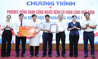 Bệnh viện Đa khoa Bắc Ninh số 1 tiếp nhận 1 tỷ đồng hỗ trợ người bệnh có hoàn cảnh khó khăn