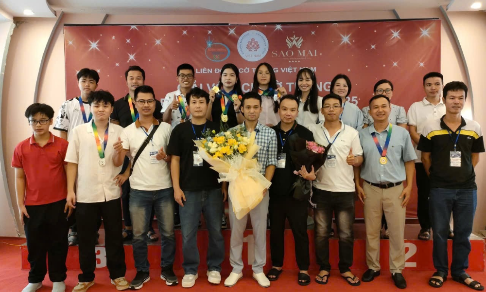  Bắc Ninh giành 16 huy chương tại Giải vô địch Cờ tướng đồng đội quốc gia 2025