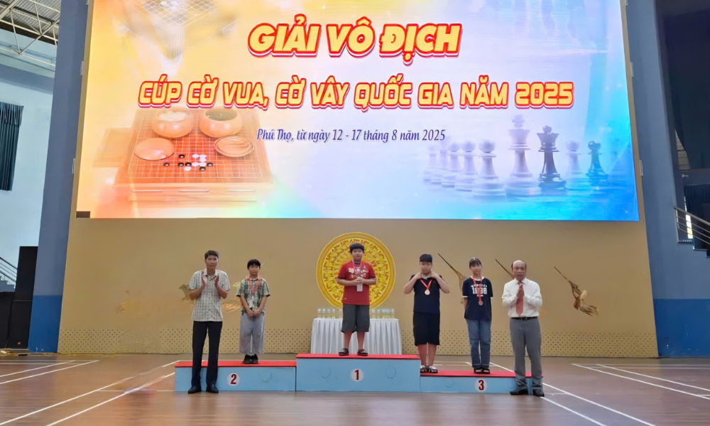  Đoàn Bắc Ninh giành được 151 huy chương tại Giải Vô địch cúp cờ vây, cờ vua quốc gia 