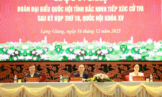 Đoàn Đại biểu Quốc hội tỉnh Bắc Ninh tiếp xúc cử tri tại xã Lạng Giang