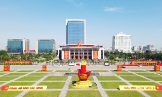 Rực rỡ cờ hoa chào mừng Đại hội Đảng bộ tỉnh Bắc Ninh lần thứ I