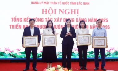  Đảng ủy MTTQ tỉnh triển khai nhiệm vụ công tác xây dựng Đảng năm 2026