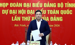 Bắc Ninh: Họp Đoàn đại biểu Đảng bộ tỉnh dự Đại hội XIV của Đảng